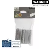 Wagner design yourself EH 0690 užsikabinantys baldiniai slankikliai, plastikiniai, 12 mm apvalioms kojelėms, 4 vnt., balti 15069099