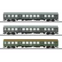 Märklin 42580 H0 3 vagonų rinkinys DR keleiviniai vagonai