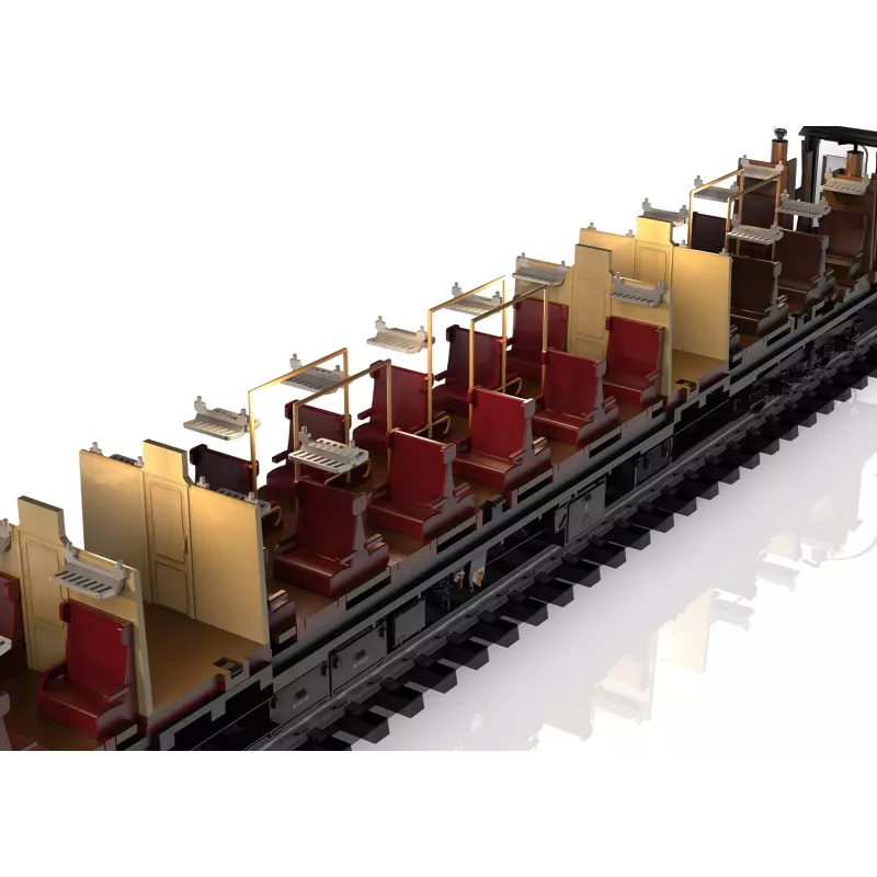 Märklin 42580 H0 3 vagonų rinkinys DR keleiviniai vagonai