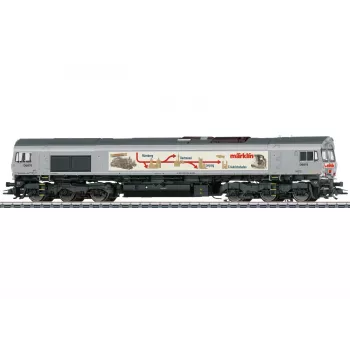 Märklin 039071 H0 klasės 66 dyzelinis lokomotyvas su mfx+ skaitmeniniu dekoderiu ir garsu