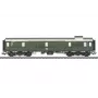 Märklin 42540 H0 greitojo traukinio bagažo vagonas Pw4üe, DB
