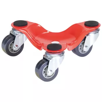 Wagner design yourself Transport Roller MM 1193 raudonas 160 x 160 x 60 mm, 60 kg keliamoji galia, 4 pasukamosios ratukės (20119301)