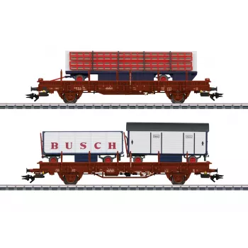 Märklin 45042 H0 2 vagonų rinkinys, skirtas Cirko Busch krovininiams vagonams, DR