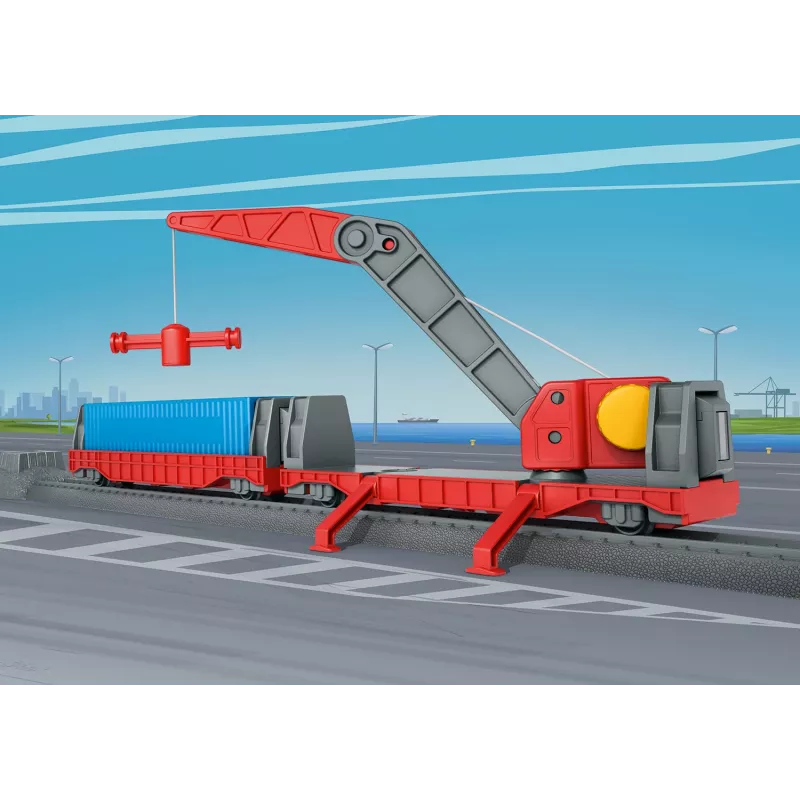 Märklin World 44347 H0 papildymo rinkinys su kranu