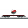 Märklin 44734 H0 statybinių kaladėlių vagonas, juodas/raudonas