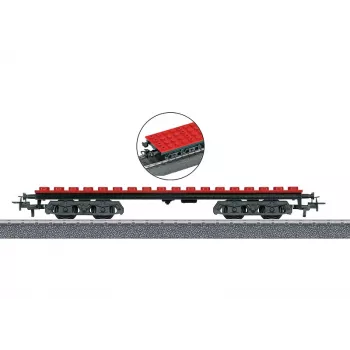 Märklin 44734 H0 statybinių kaladėlių vagonas, juodas/raudonas