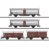 Märklin Tbes-t-66 vagonų su stumdomu stogu ir stumdomomis sienomis rinkinys (47301)