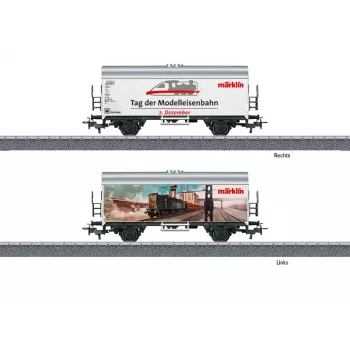 Märklin 044226 H0 uždengtas krovininis vagonas 'Tag der Modellbahn 2025'