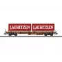 Märklin 47439 H0 kišeninis vagonas Sdgms su AAE Cargo konteineriais