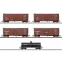 Märklin 045667 H0 AC Southern Pacific 5 dalių JAV krovininių vagonų rinkinys