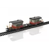 Märklin 46850 H0 SBB Sputnik 2 vagonų slankiųjų sienų rinkinys