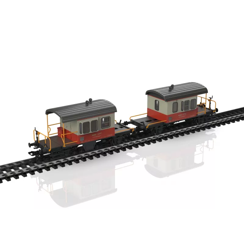 Märklin 46850 H0 SBB Sputnik 2 vagonų slankiųjų sienų rinkinys