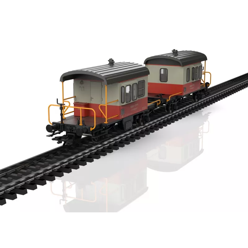 Märklin 46850 H0 SBB Sputnik 2 vagonų slankiųjų sienų rinkinys