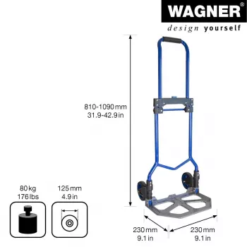Wagner design yourself MM 4123 rankinis vežimėlis iki 80 kg (20412301)