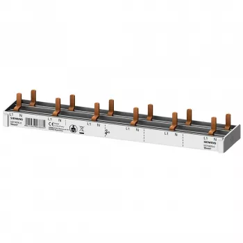 SIEMENS 5ST36760 kištukinė šynelė 10mm² 1P+N 12 modulių, 6 AFDD + 6 komponentams