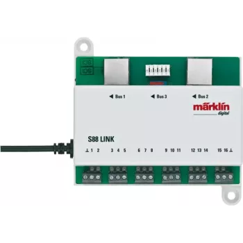 Märklin Link s 88 skaitmeninis dekoderis DCC, žalias/baltas 60883