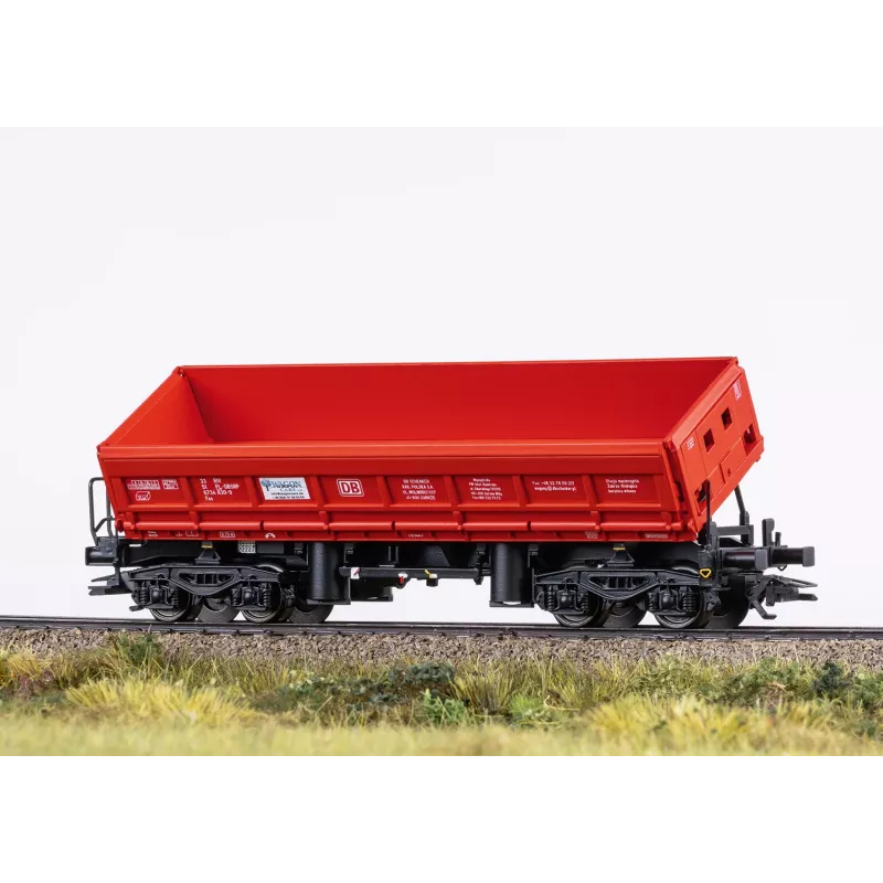 Märklin 48458 H0 3 vagonų šoninis iškrovimo vagonų rinkinys Fas, DB Schenker Rail Polska S.A.