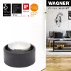 Wagner design yourself EH 5171 durų stabdiklis, cinko lydinio su guminiu amortizatoriumi, Ø 5 cm, matinis nikelis/juodas 15517111