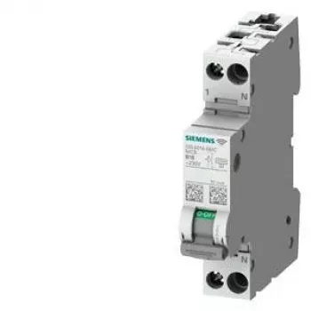 Siemens 5SL60166MC 2 polių 16 A C charakteristikos automatinis miniatiūrinis grandinės pertraukiklis, 6 kA