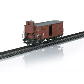 Märklin 48820 H0 G10 uždengtas krovininis vagonas, Deutsche Bundesbahn, III epocha