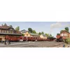 Märklin 48820 H0 G10 uždengtas krovininis vagonas, Deutsche Bundesbahn, III epocha
