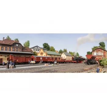 Märklin 48820 H0 G10 uždengtas krovininis vagonas, Deutsche Bundesbahn, III epocha
