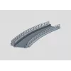 Märklin lenkta rampos sekcija tiltų atramoms H0 mastelyje, pilka, 074623