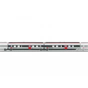 Märklin 043451 H0 SBB Giruno papildomas keleivinių vagonų rinkinys, 2 vienetai, VI epocha