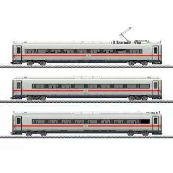 Märklin 43726 papildomų vagonų rinkinys ICE 4, HO skalė, pilkas