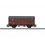 Märklin 44500 H0 uždengtas krovininis vagonas su konduktoriaus platforma, DB, IV epocha