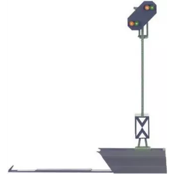 Märklin 76480 H0 šviesinis blokinis signalas su išankstiniu signalu, LED, skaitmeninis