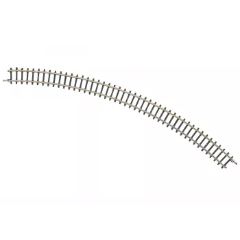 Märklin 8530 Z Miniclub lenkta bėgių 45° R1 220 mm, 10 vnt.