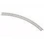 Märklin 8530 Z Miniclub lenkta bėgių 45° R1 220 mm, 10 vnt.