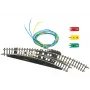 Märklin Z geležinkelio elektromagnetinė kreivoji rodyklė į dešinę - juoda/geltona (8569)