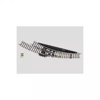 Märklin Z geležinkelio elektromagnetinė kreivoji rodyklė į dešinę - juoda/geltona (8569)