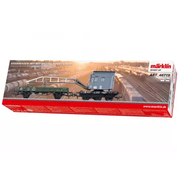Märklin 46719 H0 skaitmeninis DB geležinkelio kranas