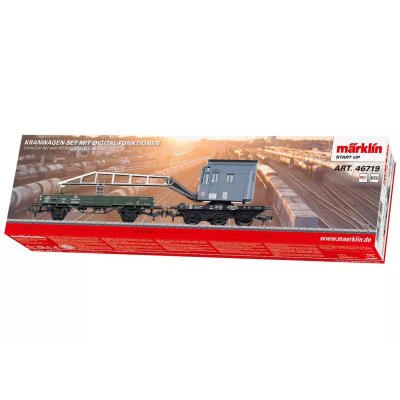 Märklin 46719 H0 skaitmeninis DB geležinkelio kranas