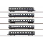 Märklin 087615 Z vėžės vagonų rinkinys „Blauer Enzian“ DB, MHI (3 vagonų keleivinis rinkinys)