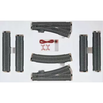 Märklin 24902 C-Gleis H0 kelio atmušas su LED apšvietimu