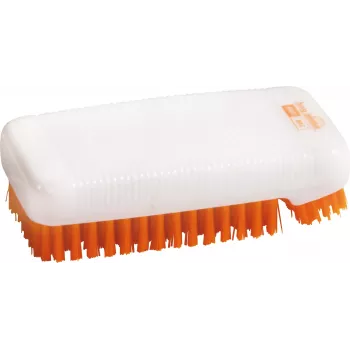 Haug Bürsten 7206 nagų šepetėlis, baltas/oranžinis, plastikinis