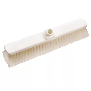 Haug Bürsten 88820 šluotos galva, balta plastikinė, 40 cm pločio, srieginė jungtis