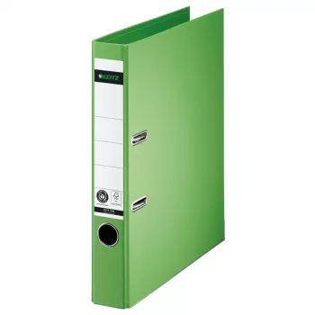 LEITZ 180° svirtinio mechanizmo segtuvas A4 50 mm šviesiai žalias kartoninis 1008-00-50