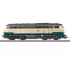 Märklin 39215 H0 klasės 218 dyzelinis lokomotyvas DB vandenyno mėlyna su mfx+ garsu ir LED