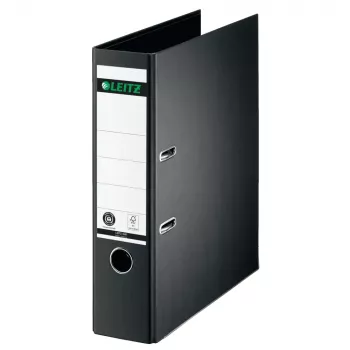LEITZ kartono svirtinis segtuvas, 180°, A4, 80 mm, juodas 1007-00-95