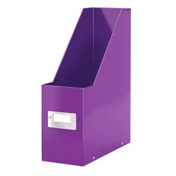 LEITZ Click & Store WOW žurnalų laikiklis A4, violetinis, kietas kartonas su PP plėvele, surenkamas spaudžiamaisiais užsegimais, 1 vnt. (6047-00-62)