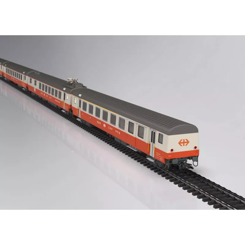 Märklin 42190 H0 4 vagonų rinkinys Swiss Express keleiviniai vagonai SBB