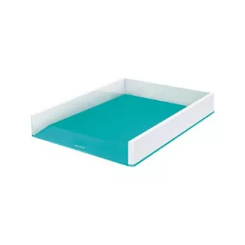 LEITZ WOW Duo Colour dokumentų dėklas A4 ledo mėlynos/baltos spalvos 5361-10-51