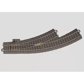 Märklin 24671 H0 C-Track lenkta bėgių atkarpa R6 30°