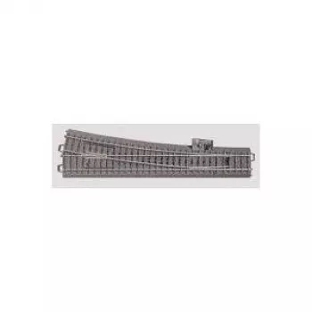Märklin H0 C-Gleis (su sankasa) 24712 iešmas, plonas, dešinysis 236,1 mm (24712)