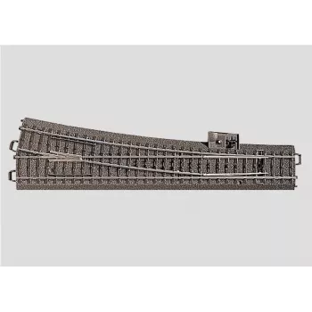 Märklin H0 C-Gleis (su sankasa) 24712 iešmas, plonas, dešinysis 236,1 mm (24712)